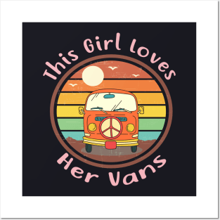 Girls Love Vans 1 Posters and Art